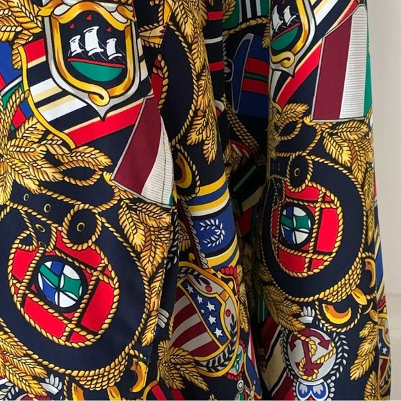 VTG Liz Claiborne Bomber Jacket Nautical Preppy Equestrian Old Money SZ 16 1X - Picture 4 of 15